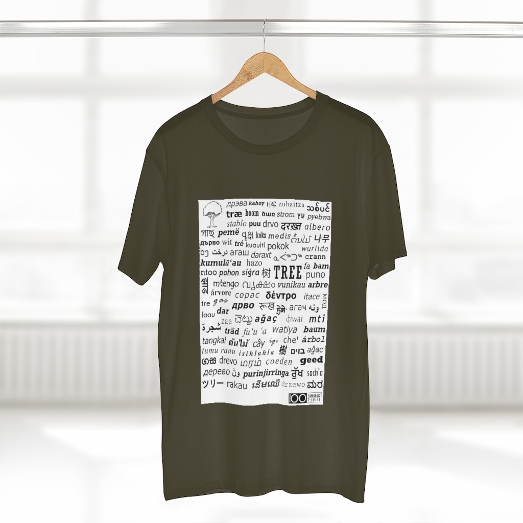 Men's Tree Tee - black print - Image 14
