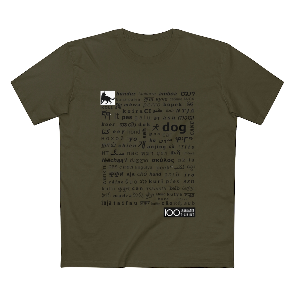 Men's Dog Tee - black print - Image 13