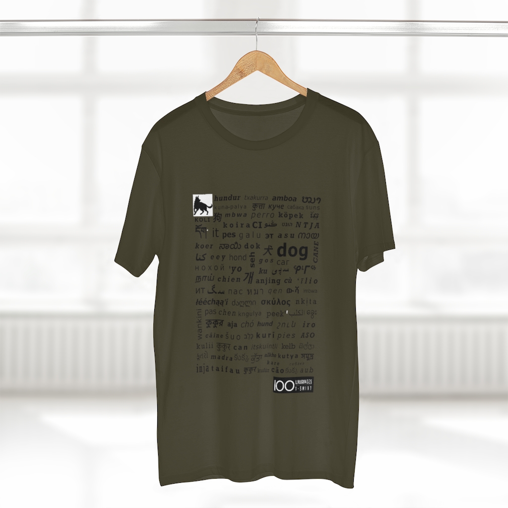 Men's Dog Tee - black print - Image 14