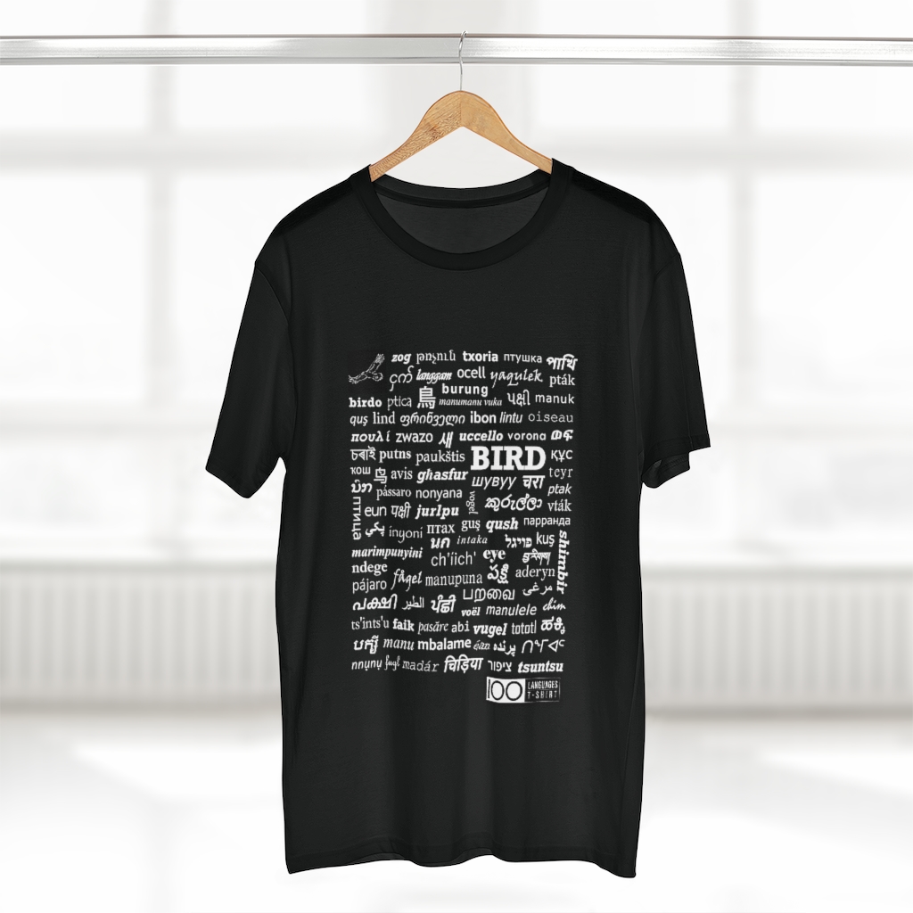 Men's Bird Tee - white print - Image 8