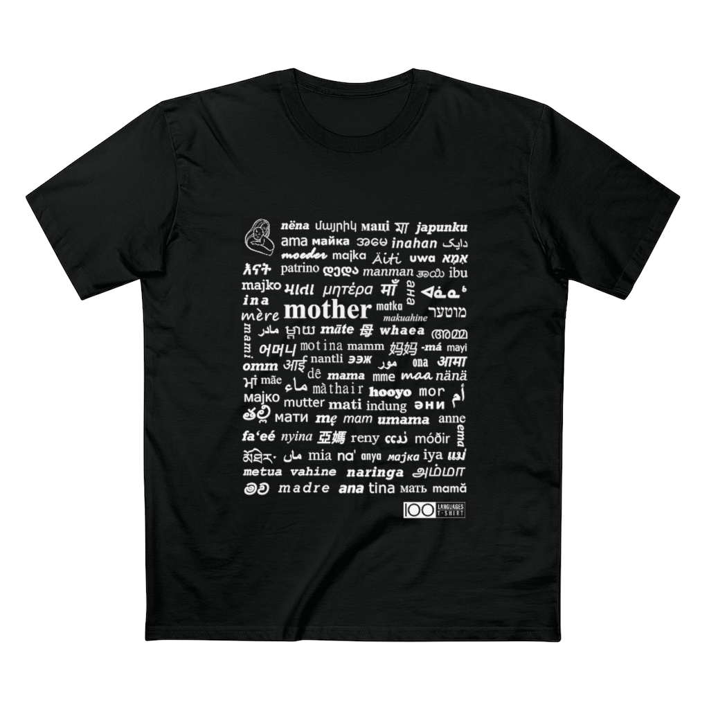 Men's Mother Tee - white print