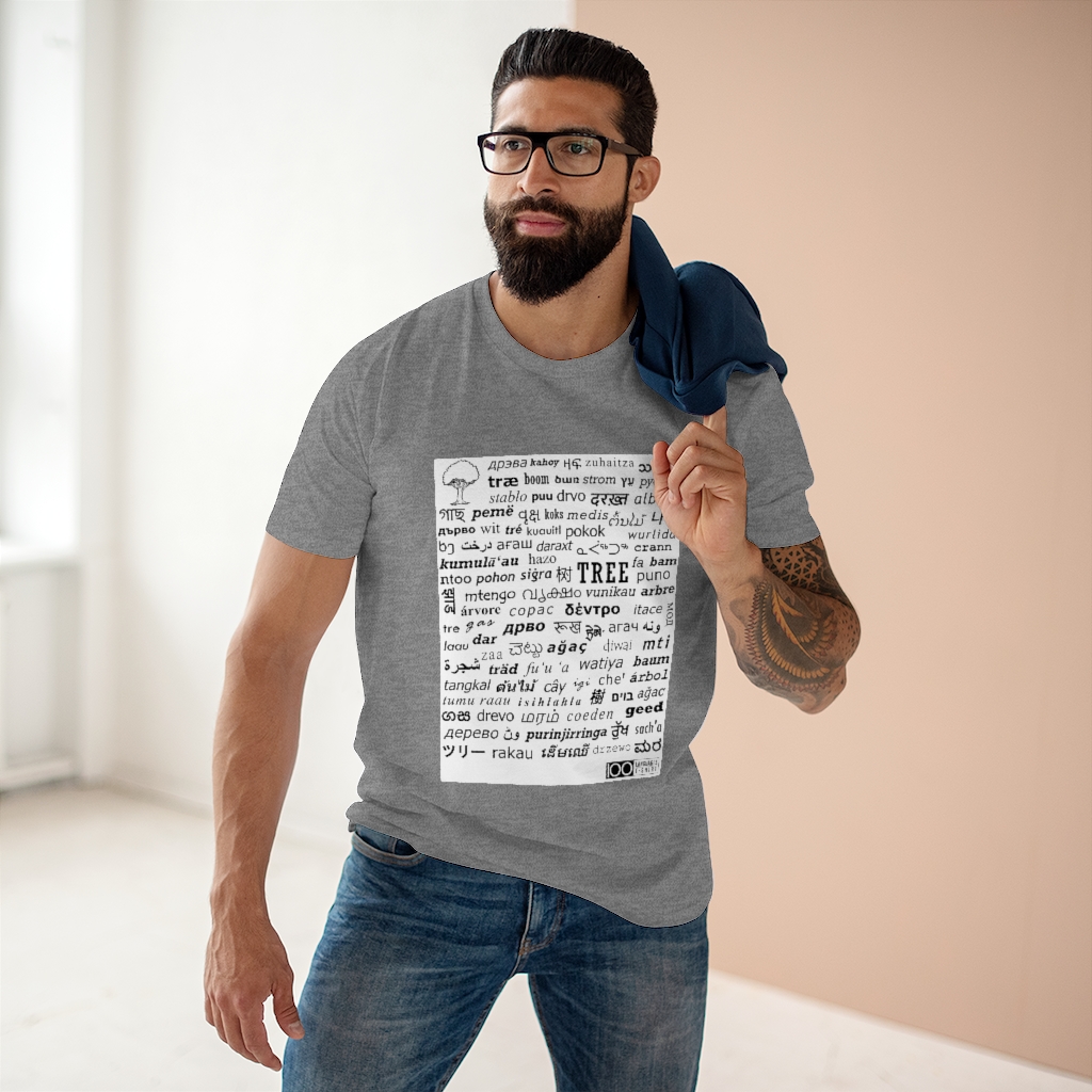 Men's Tree Tee - black print - Image 12