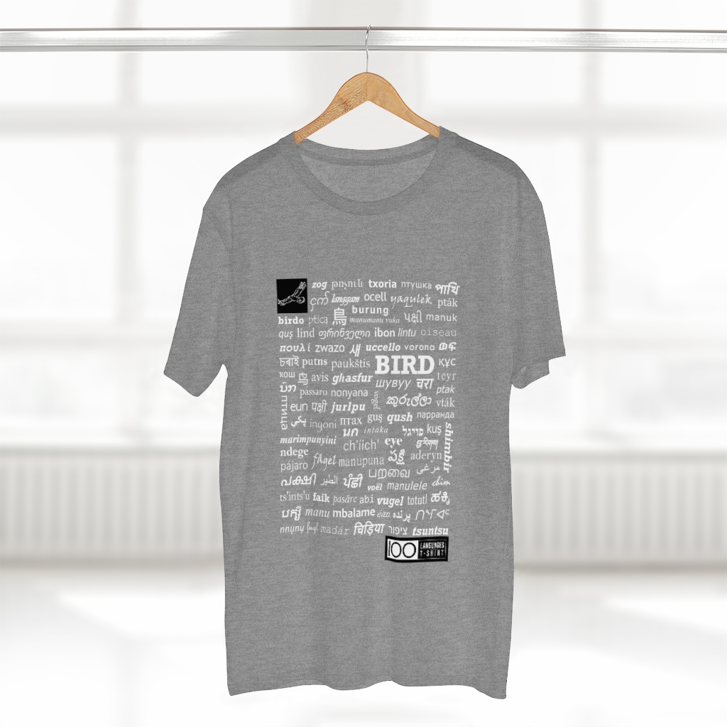 Men's Bird Tee - white print - Image 14