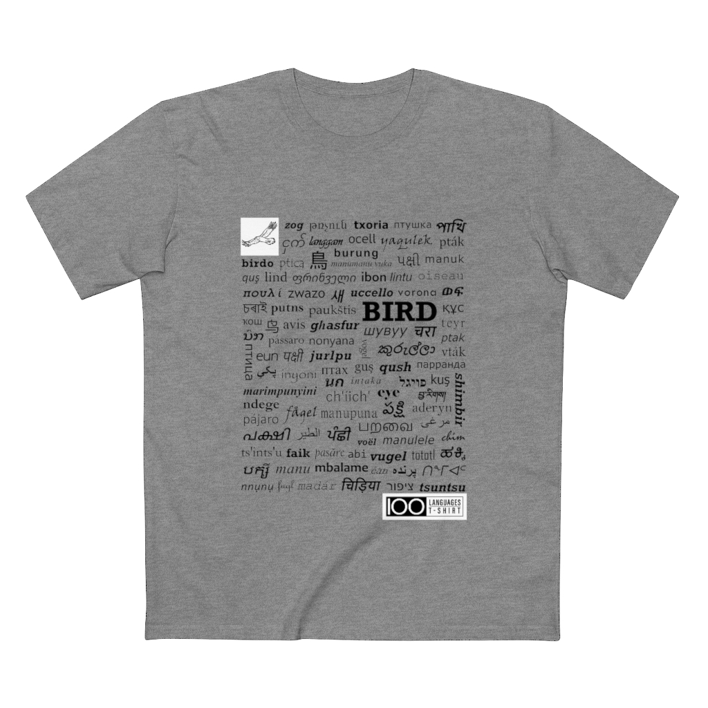 Men's Bird Tee - black print - Image 10