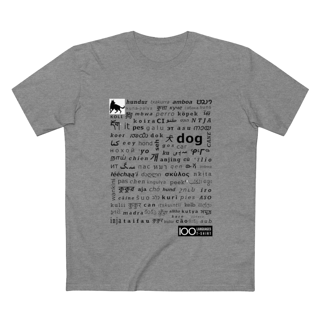 Men's Dog Tee - black print - Image 10