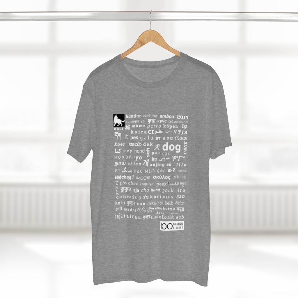 Men's Dog Tee - white print - Image 11