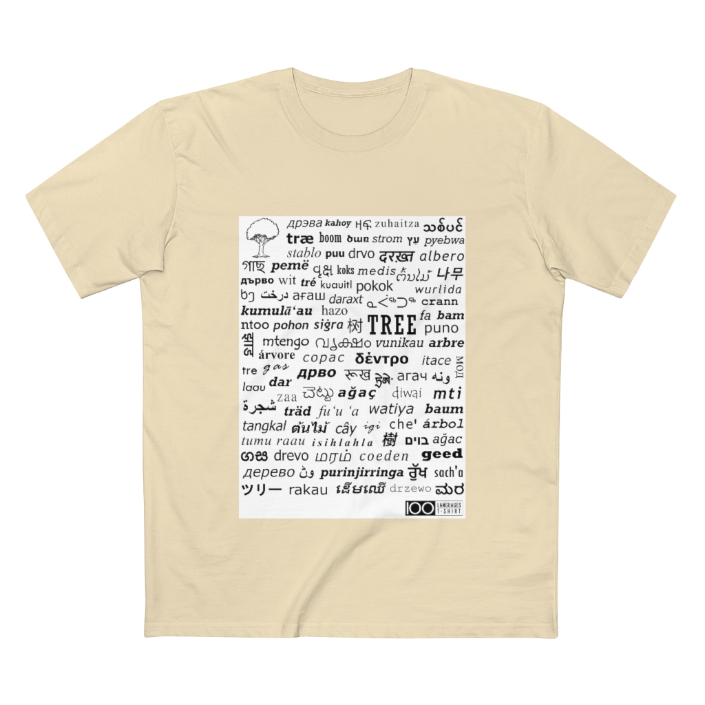 Men's Tree Tee - black print - Image 7