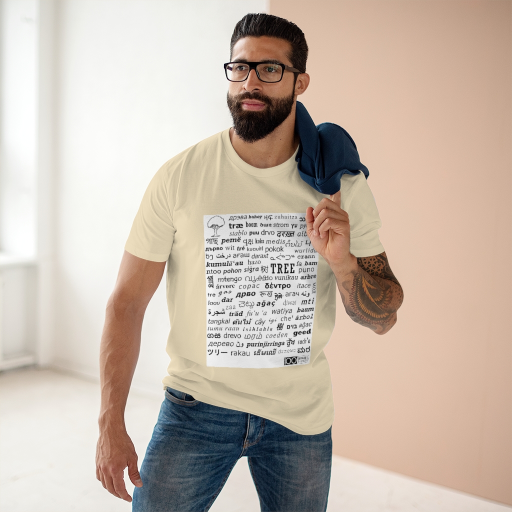 Men's Tree Tee - black print - Image 9