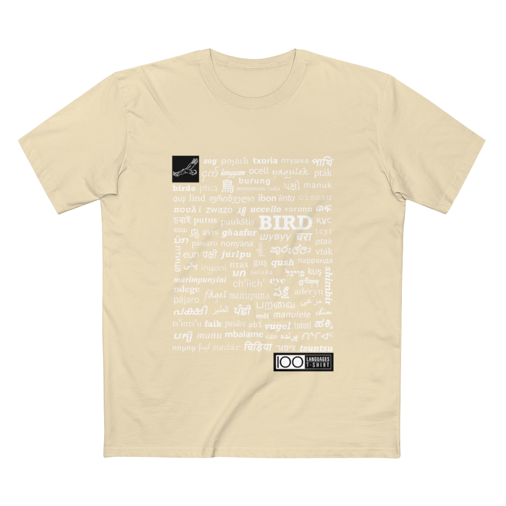 Men's Bird Tee - white print - Image 10
