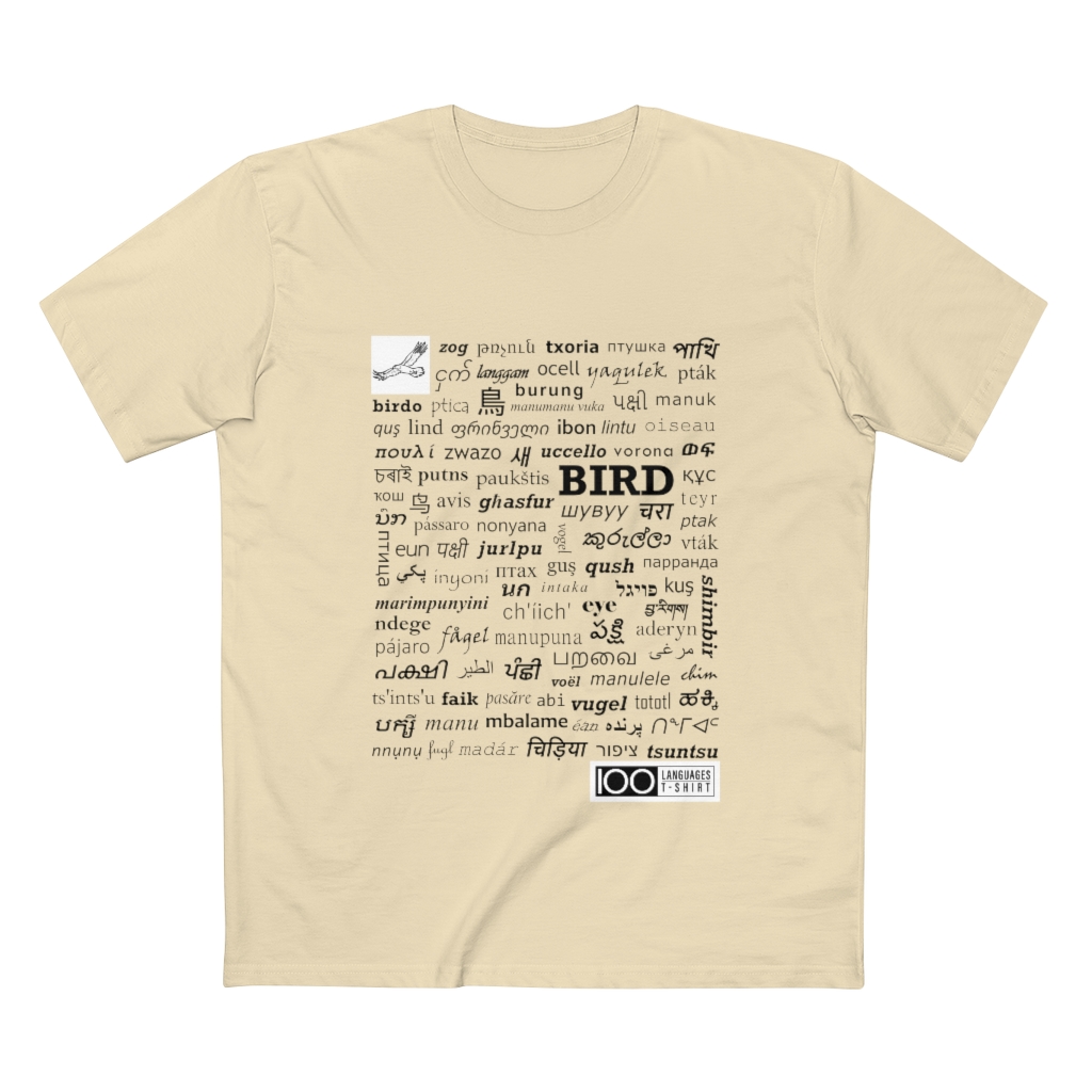 Men's Bird Tee - black print