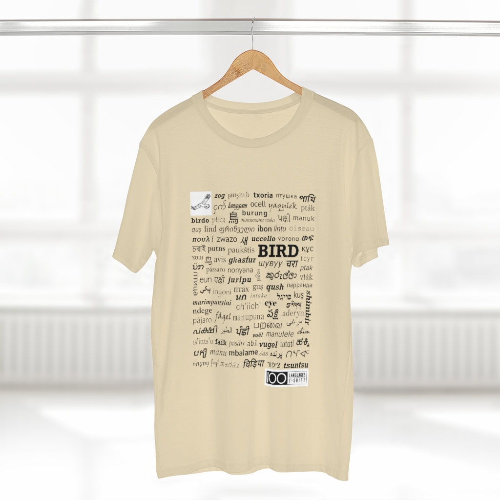 Men's Bird Tee - black print - Image 2