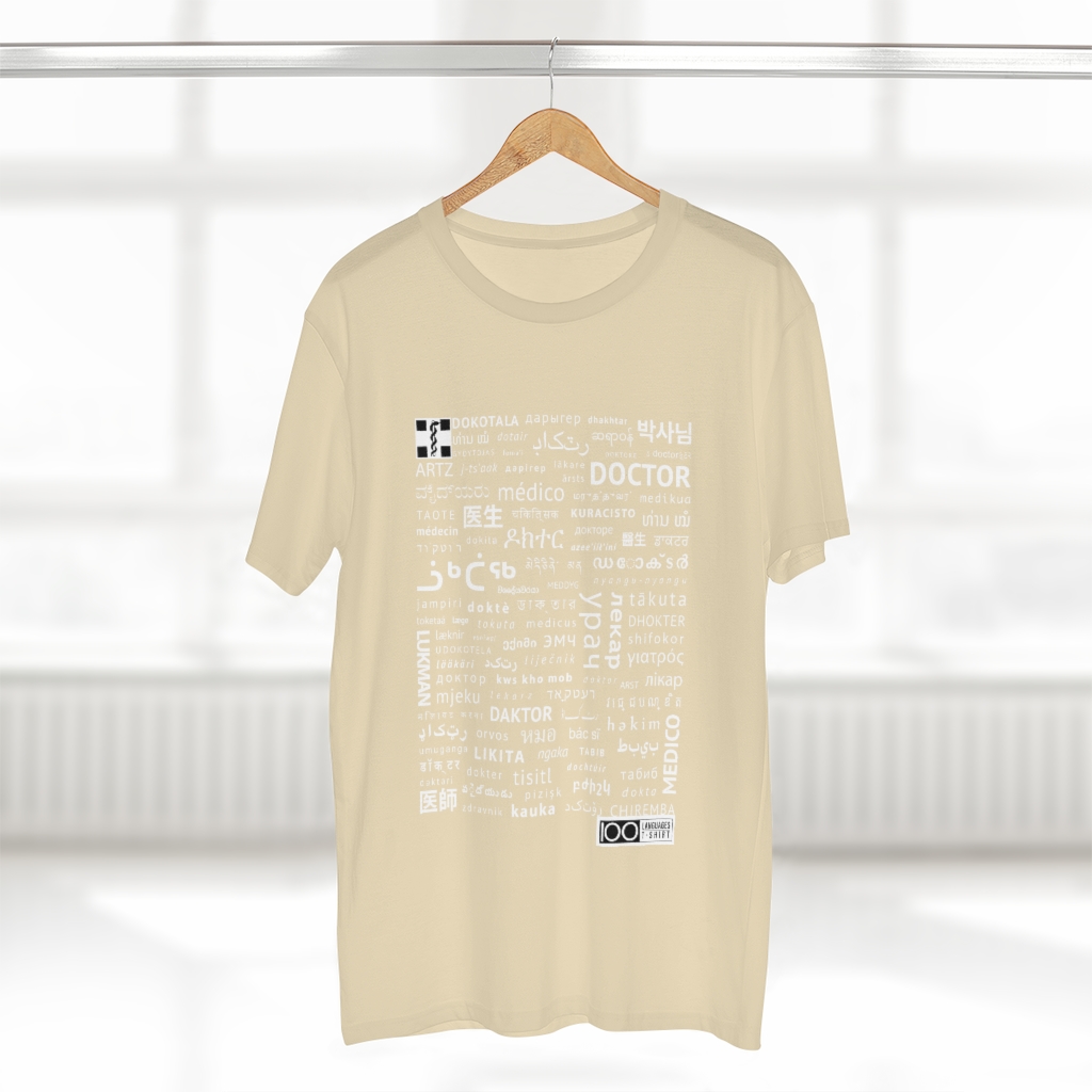 Men's Doctor Tee - white print - Image 8