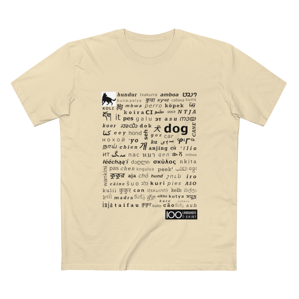 Men's Dog Tee - black print - Image 7