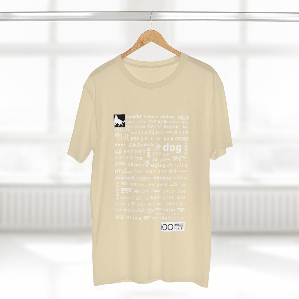 Men's Dog Tee - white print - Image 8