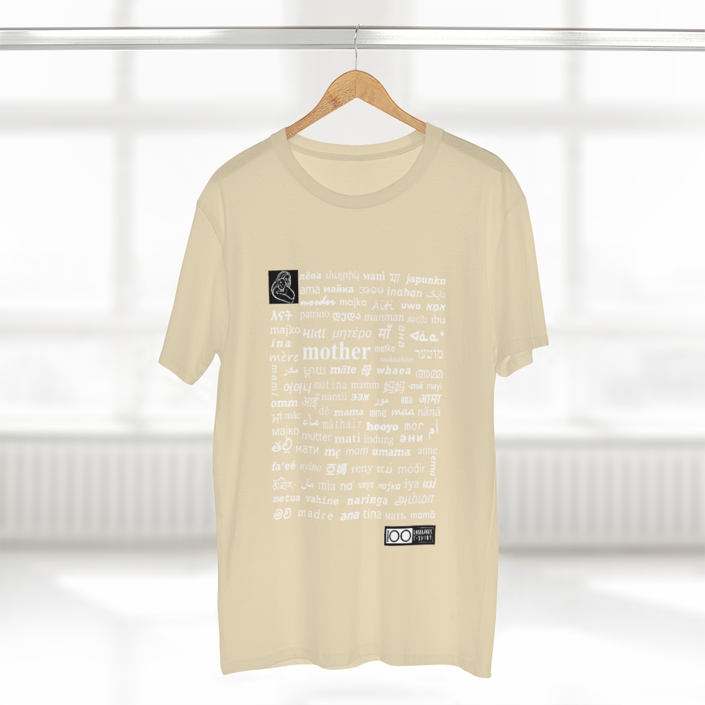 Men's Mother Tee - white print - Image 8