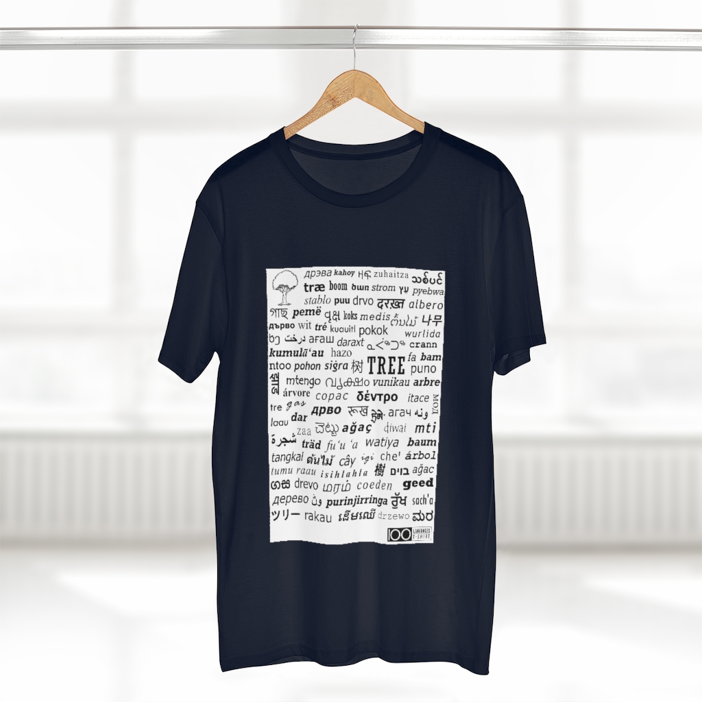 Men's Tree Tee - black print - Image 20