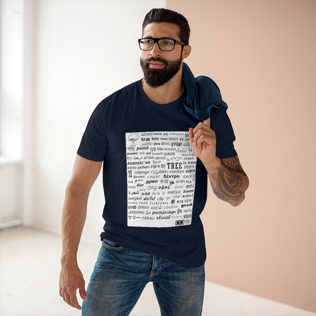 Men's Tree Tee - black print - Image 21
