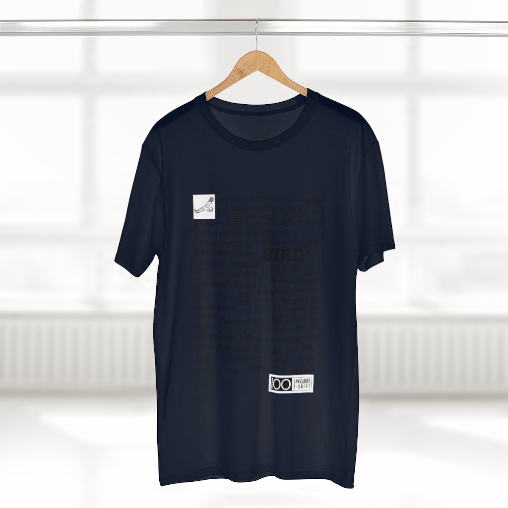Men's Bird Tee - black print - Image 20