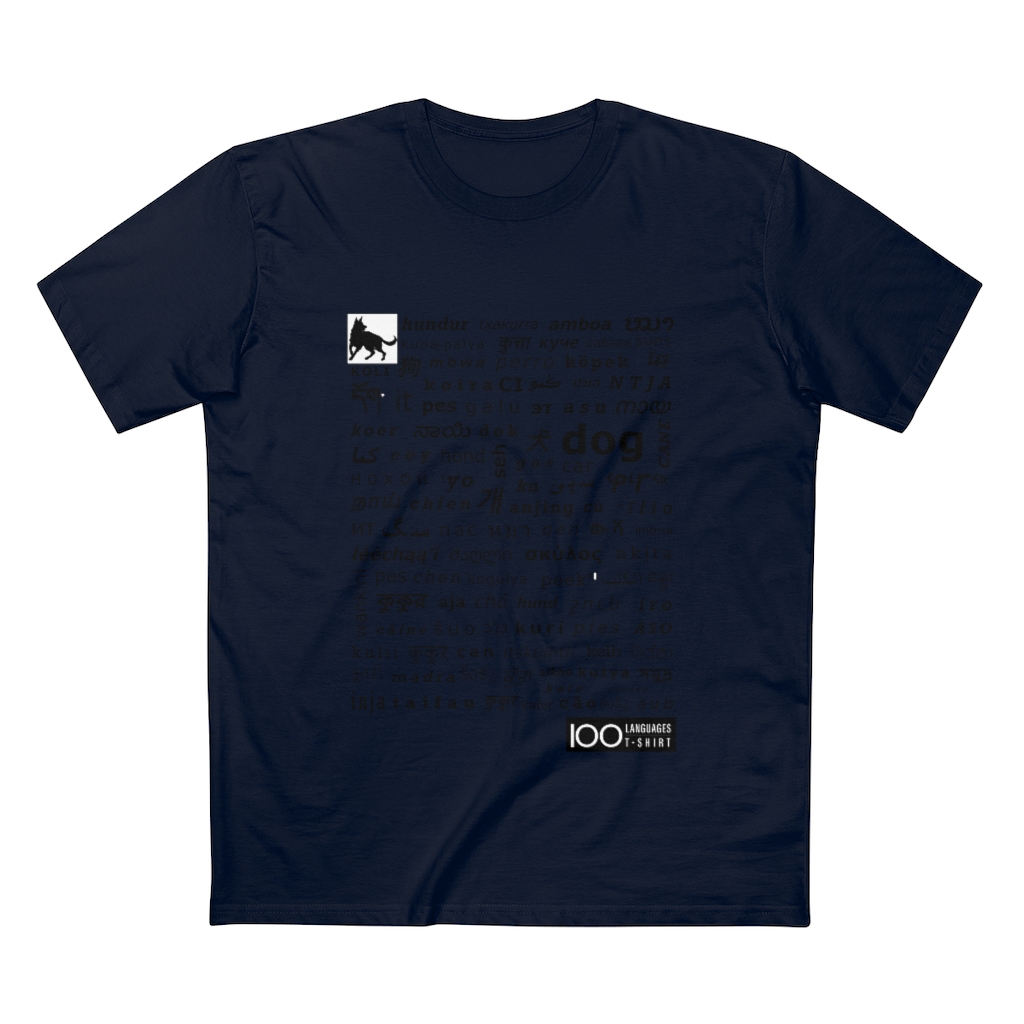 Men's Dog Tee - black print - Image 19