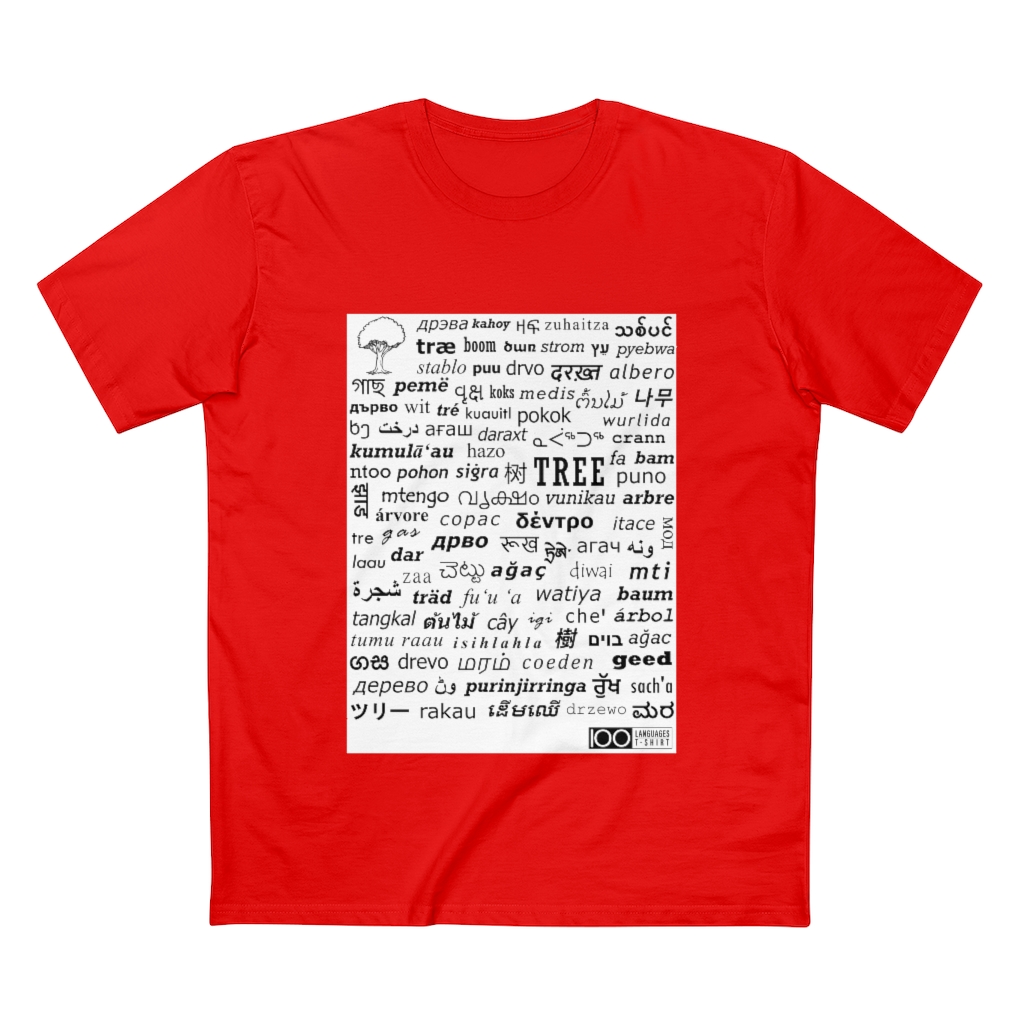 Men's Tree Tee - black print - Image 4