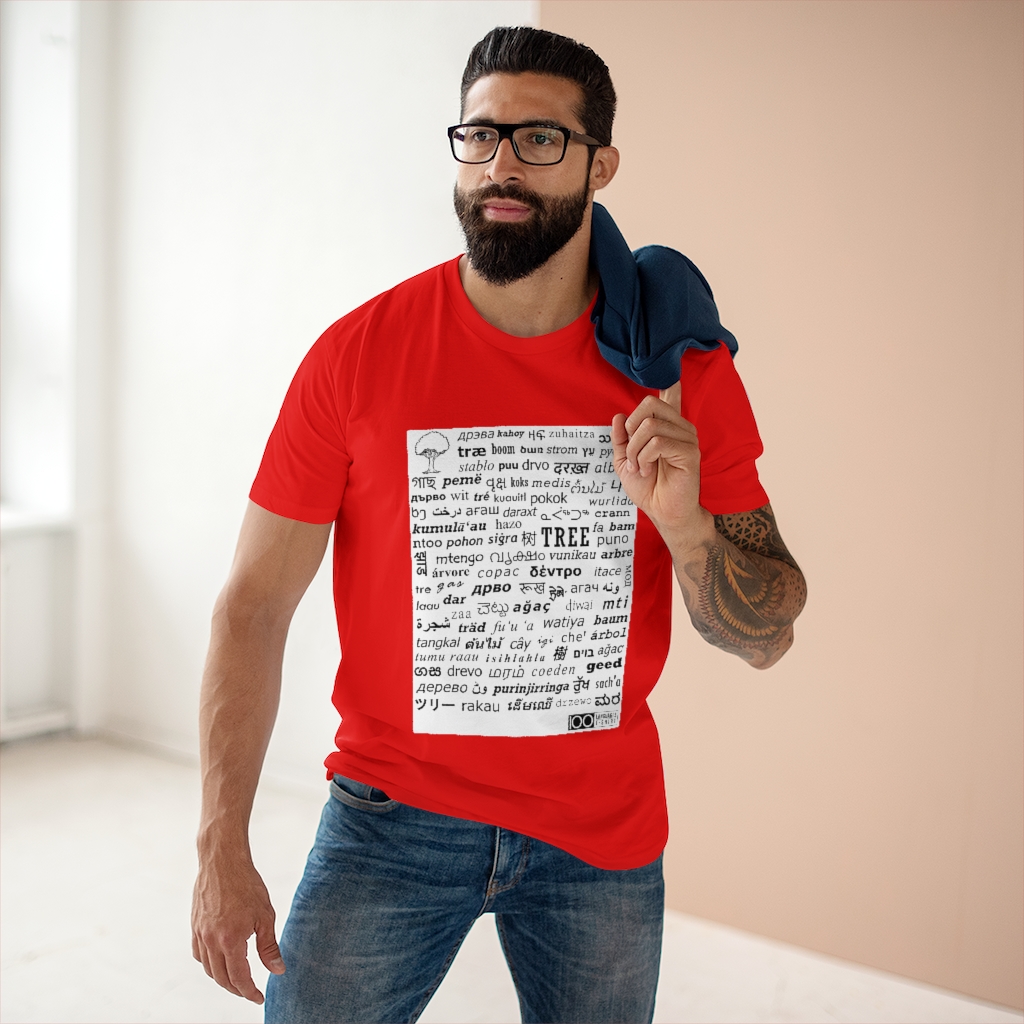 Men's Tree Tee - black print - Image 6