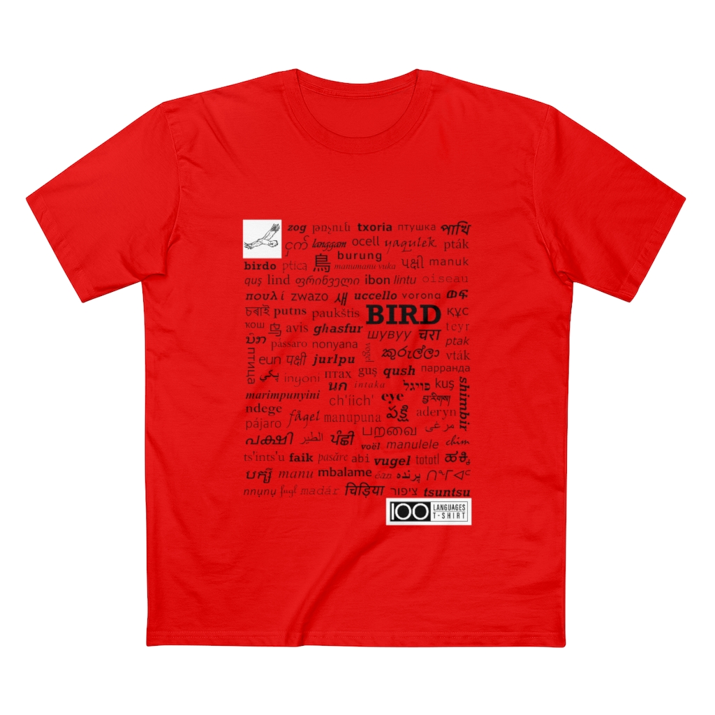 Men's Bird Tee - black print - Image 7