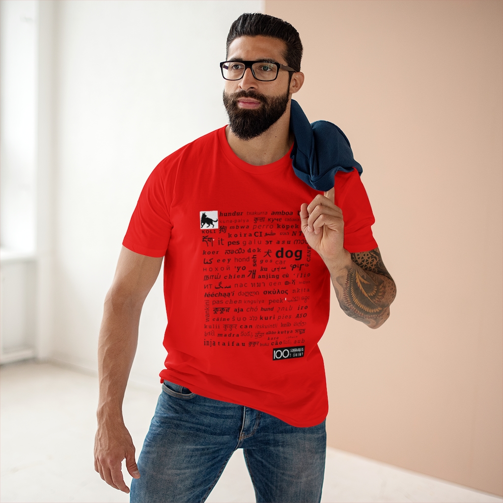 Men's Dog Tee - black print - Image 6