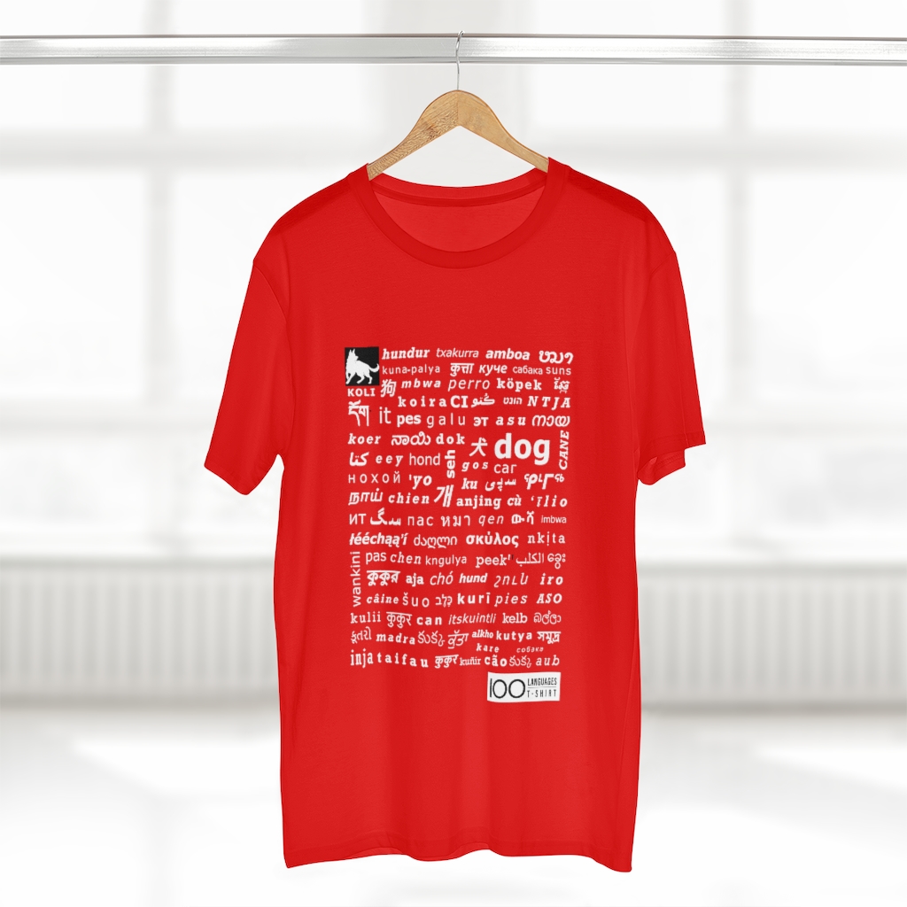 Men's Dog Tee - white print - Image 5