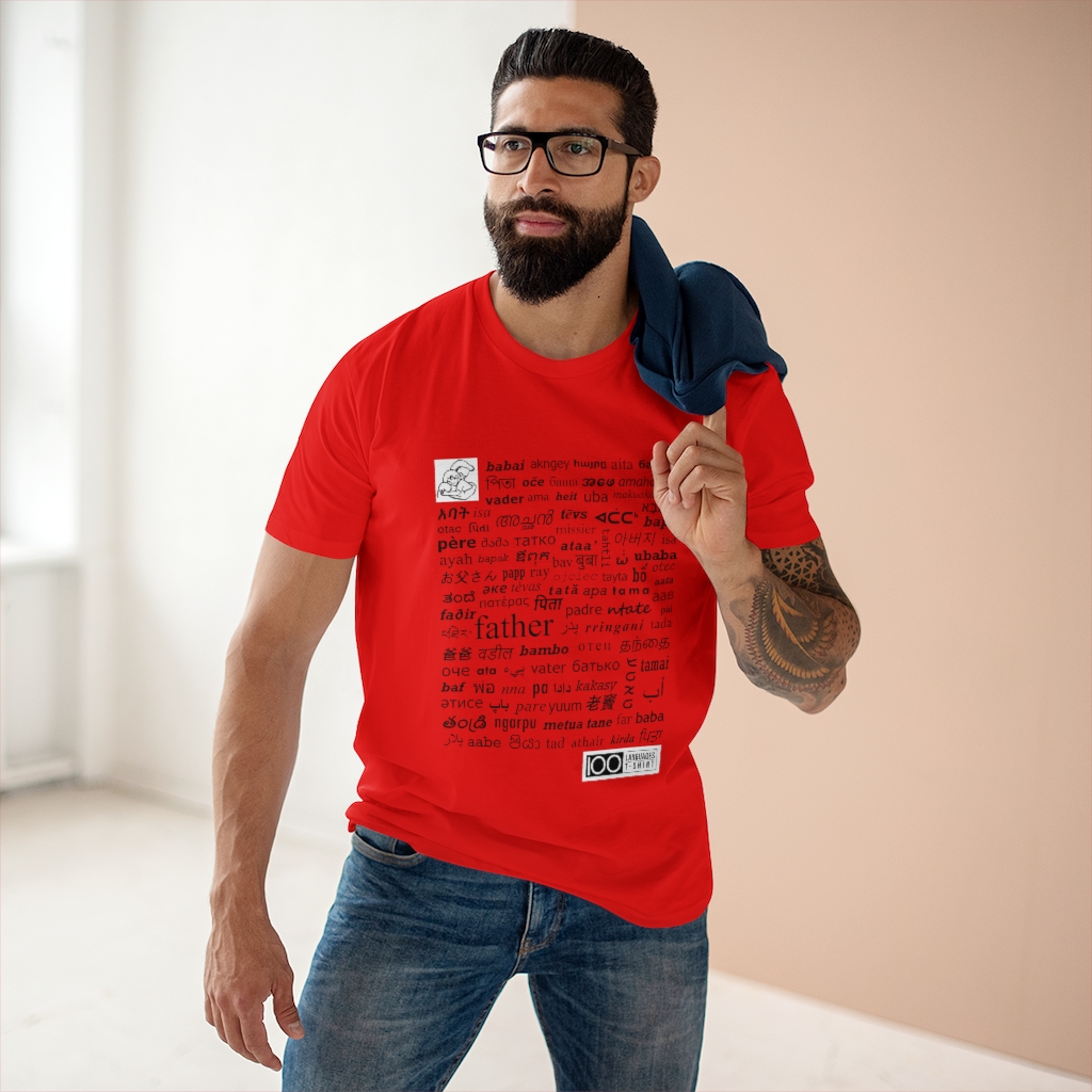 Men's Father Tee - black print - Image 6
