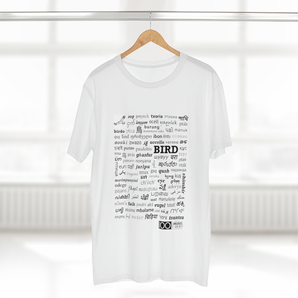 Men's Bird Tee - black print - Image 5
