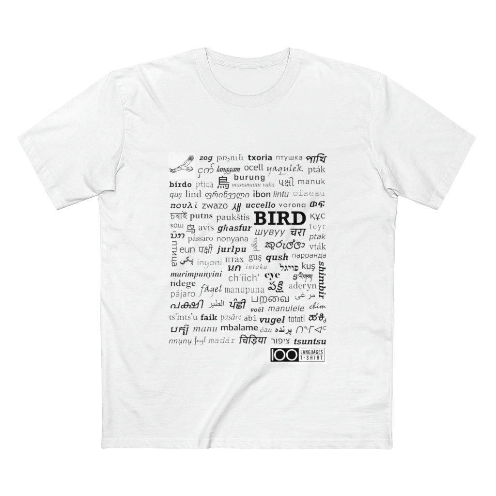 Men's Bird Tee - black print - Image 4