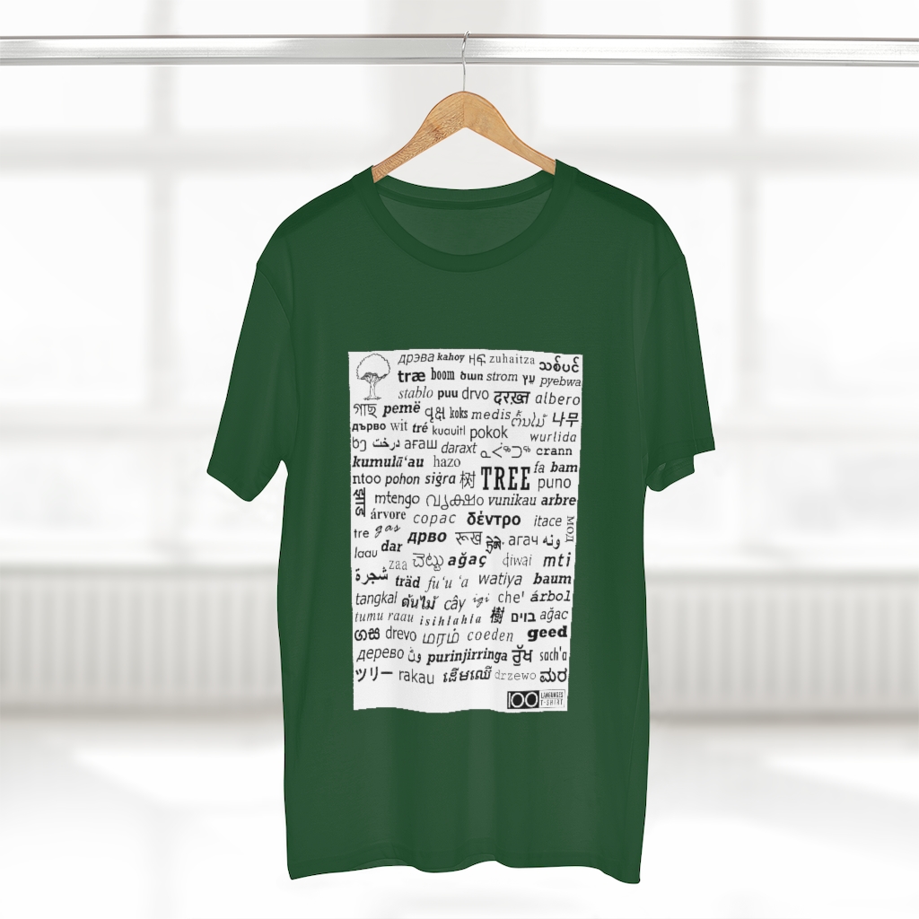 Men's Tree Tee - black print - Image 17