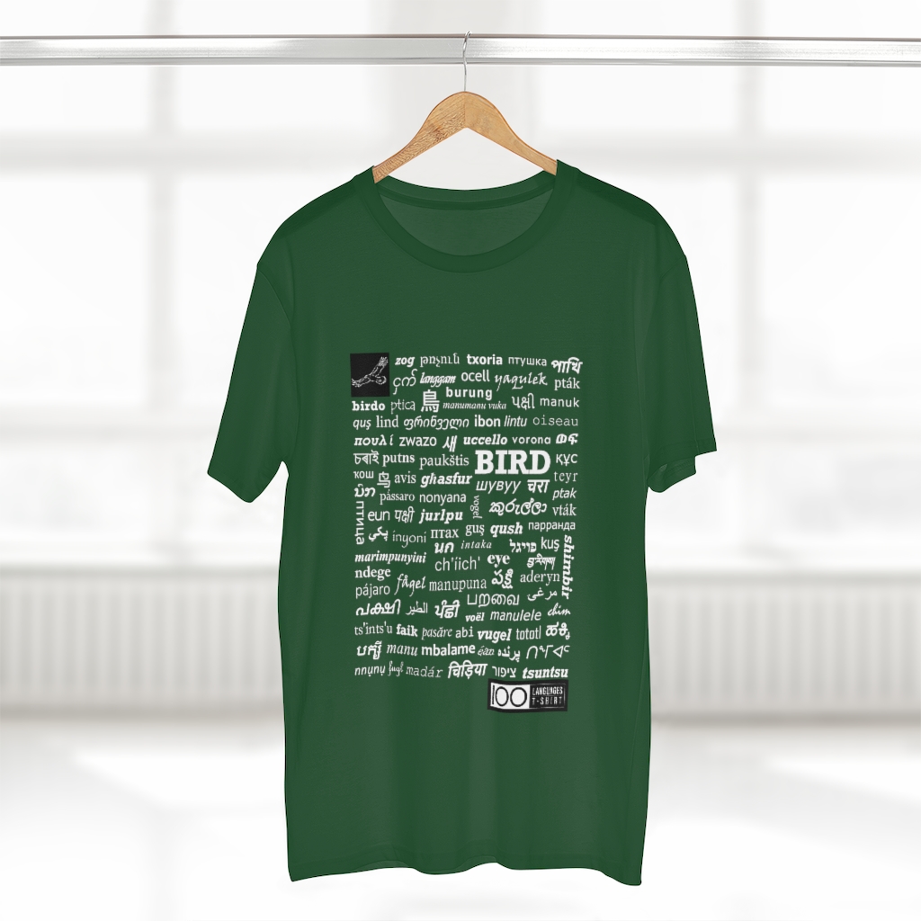 Men's Bird Tee - white print - Image 20