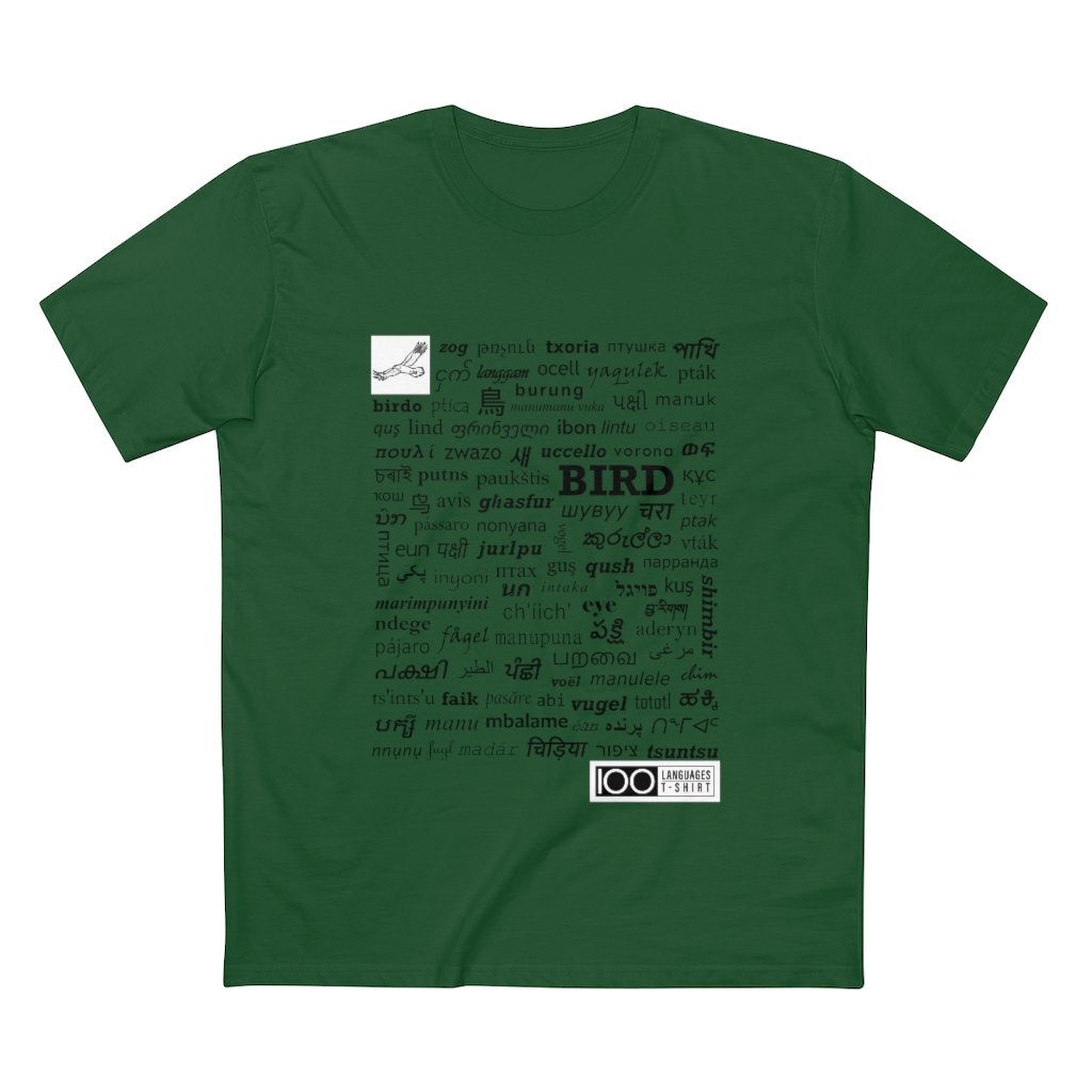 Men's Bird Tee - black print - Image 16