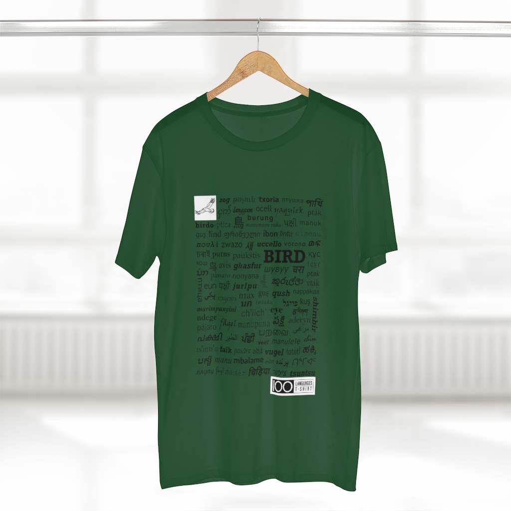Men's Bird Tee - black print - Image 17