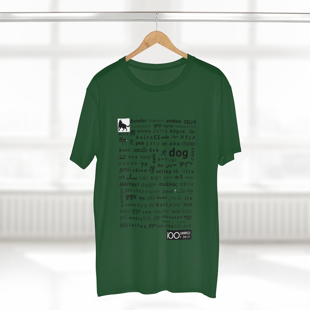 Men's Dog Tee - black print - Image 17