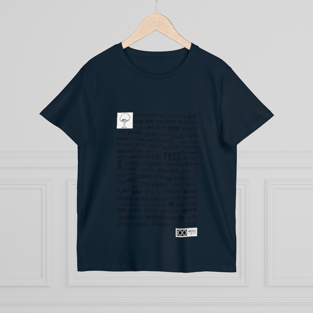 Women's Tree Tee - black print - Image 12