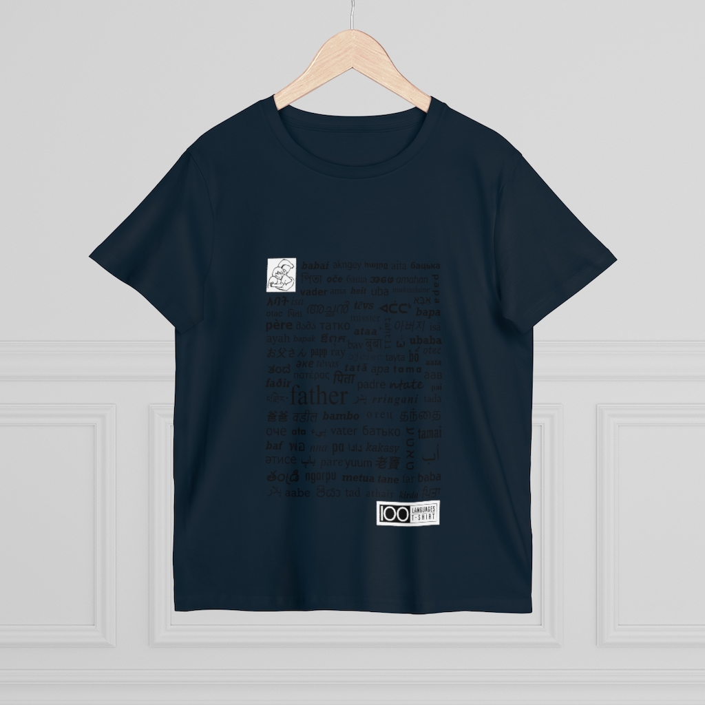 Women's Father Tee - black print - Image 12