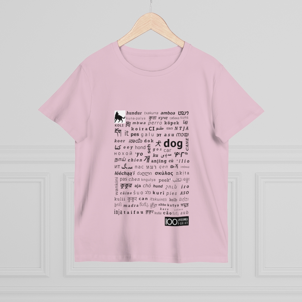 Women's Dog Tee - black print - Image 16