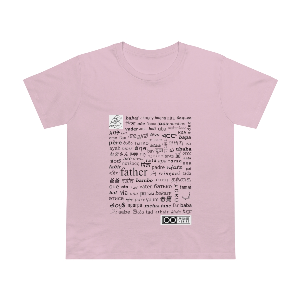Women's Father Tee - black print - Image 13