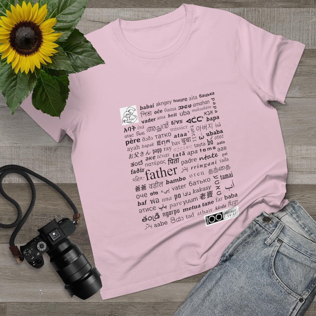Women's Father Tee - black print - Image 14