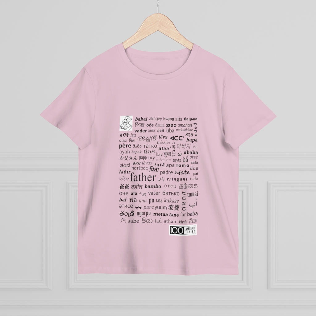 Women's Father Tee - black print - Image 16