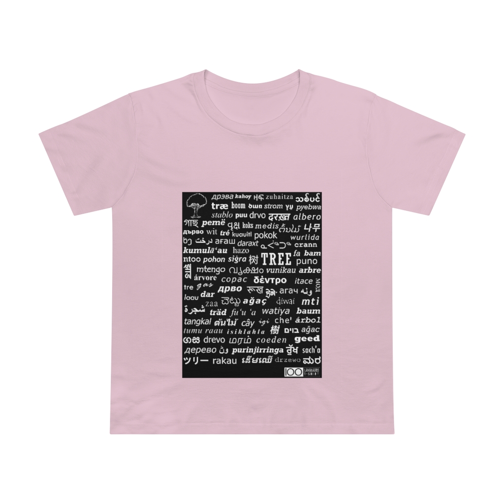 Women's Tree Tee - white print - Image 13