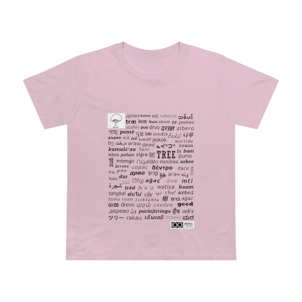 Women's Tree Tee - black print - Image 13