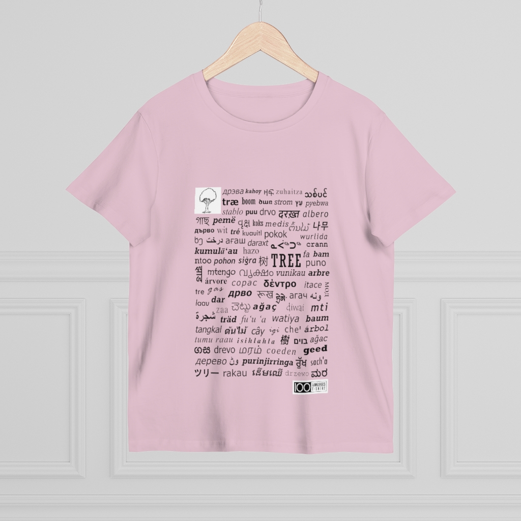 Women's Tree Tee - black print - Image 16