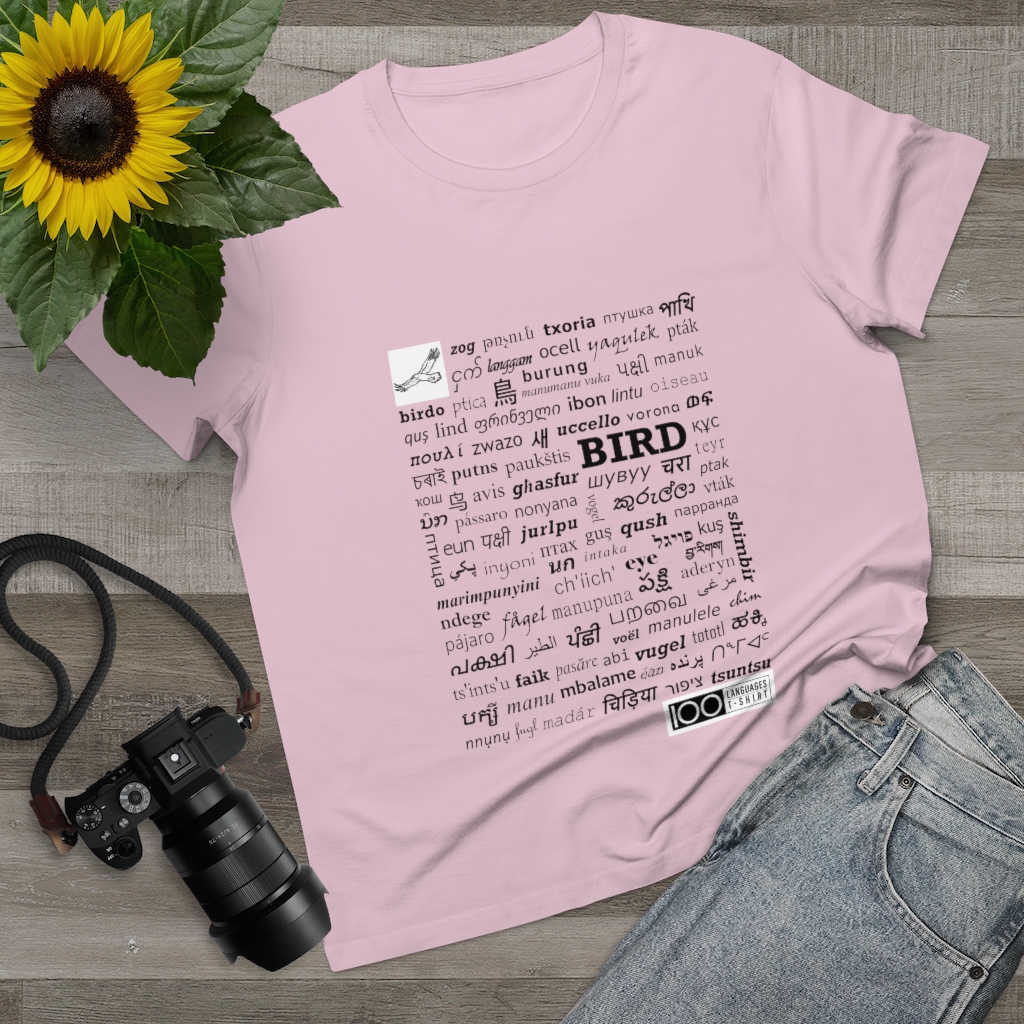 Women's Bird Tee - black print - Image 14