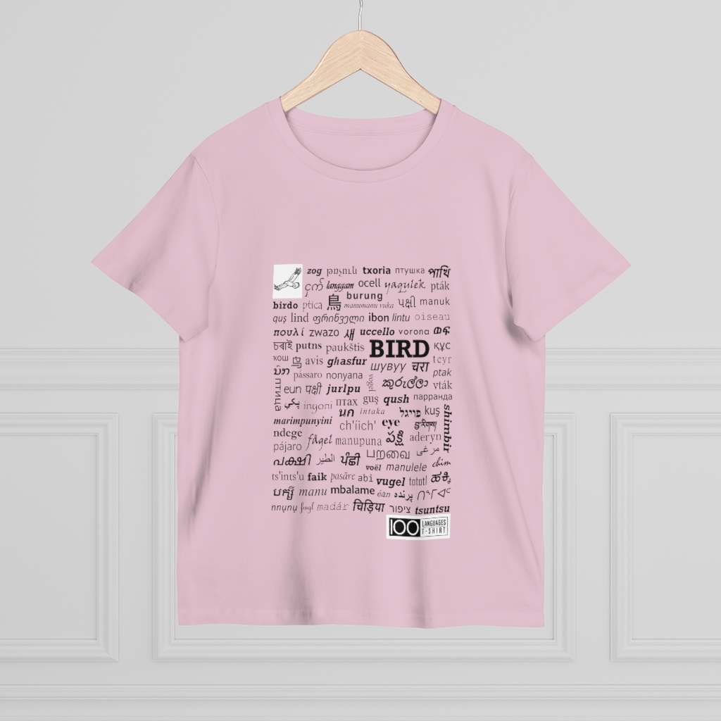 Women's Bird Tee - black print - Image 16