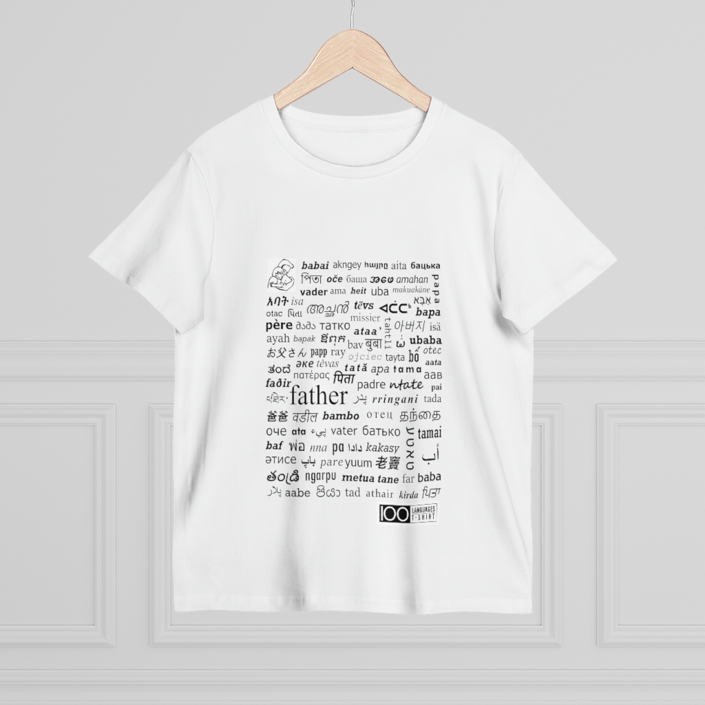 Women's Father Tee - black print - Image 4